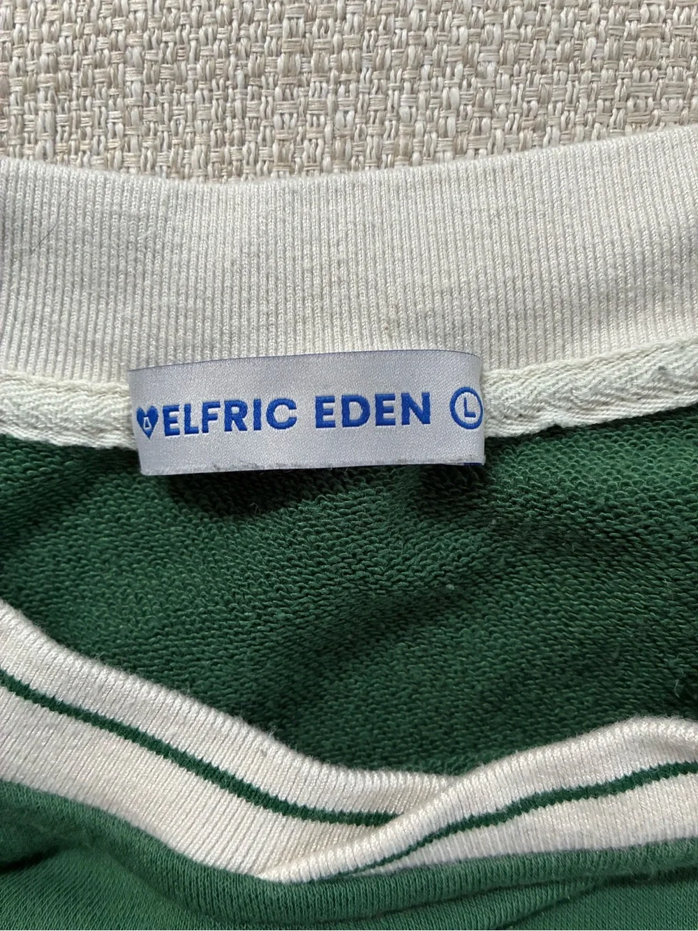 Aelfric Eden Sweater Men’s Large Green Pullover Sweatshirt
